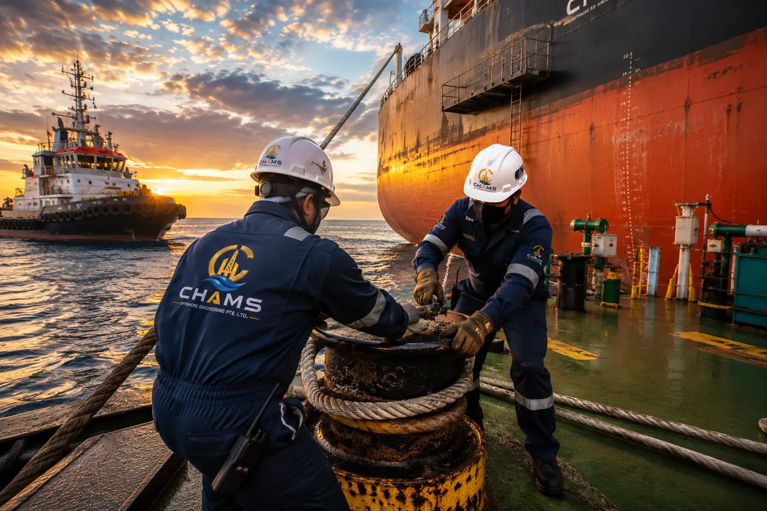 Voyage support operations at sea